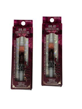 Ioni Strawberry Cuticle Oil 2 Pack Nail Care Hydrating Vitamin E New